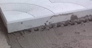 Профессиональная сухая укладка тротуарной плитки в Луховицах в октябре