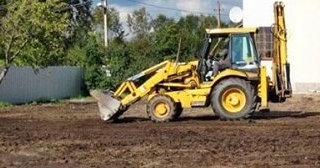 Выравнивание рельефа в Луховицах в октябре