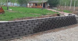 Установка подпорной стенки в Луховицах: качество и цена от 2845 руб.